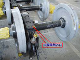 工業(yè)內(nèi)窺鏡用于齒輪箱檢測